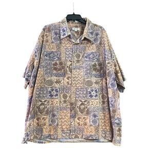 Pierre Cardin Men's Summer Casual Button Down Chest Pocket Shirt SZ 2XL